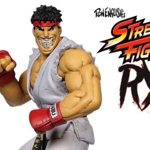 Ryu Grin 15" Vinyl Figure by Ron English Popaganda x Street Fighter - MINDstyle